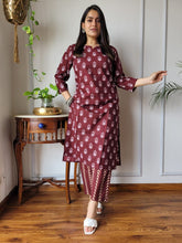 New Exclusive Hand  block printed Stitched Cotton  Kurtis with Pant